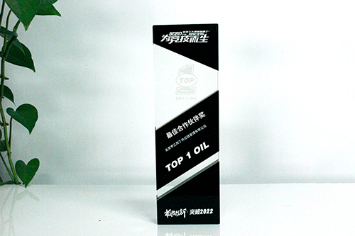 2022年，荣获TOP 1 OIL“最佳合作伙伴奖”